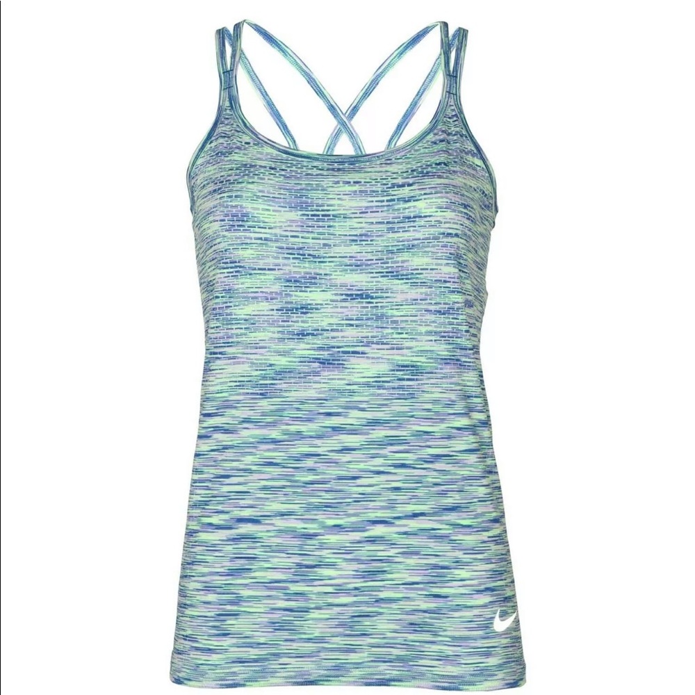 Nike Barely Knit Tank Volt Small